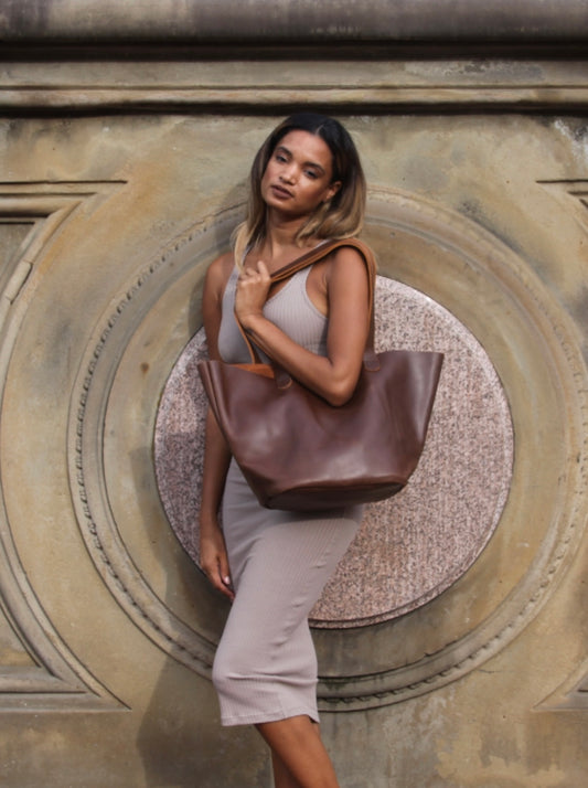 Le Brun - Brown Leather Tote